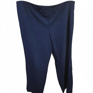 Talbots Petite Navy Blue Trousers Made In Italy